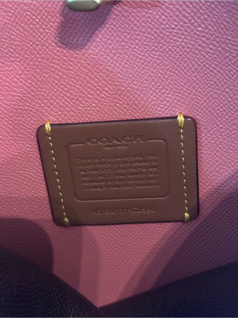 Coach Pebble Leather Willow Crossbody Bag in Burgundy - with Brown Leather Strap